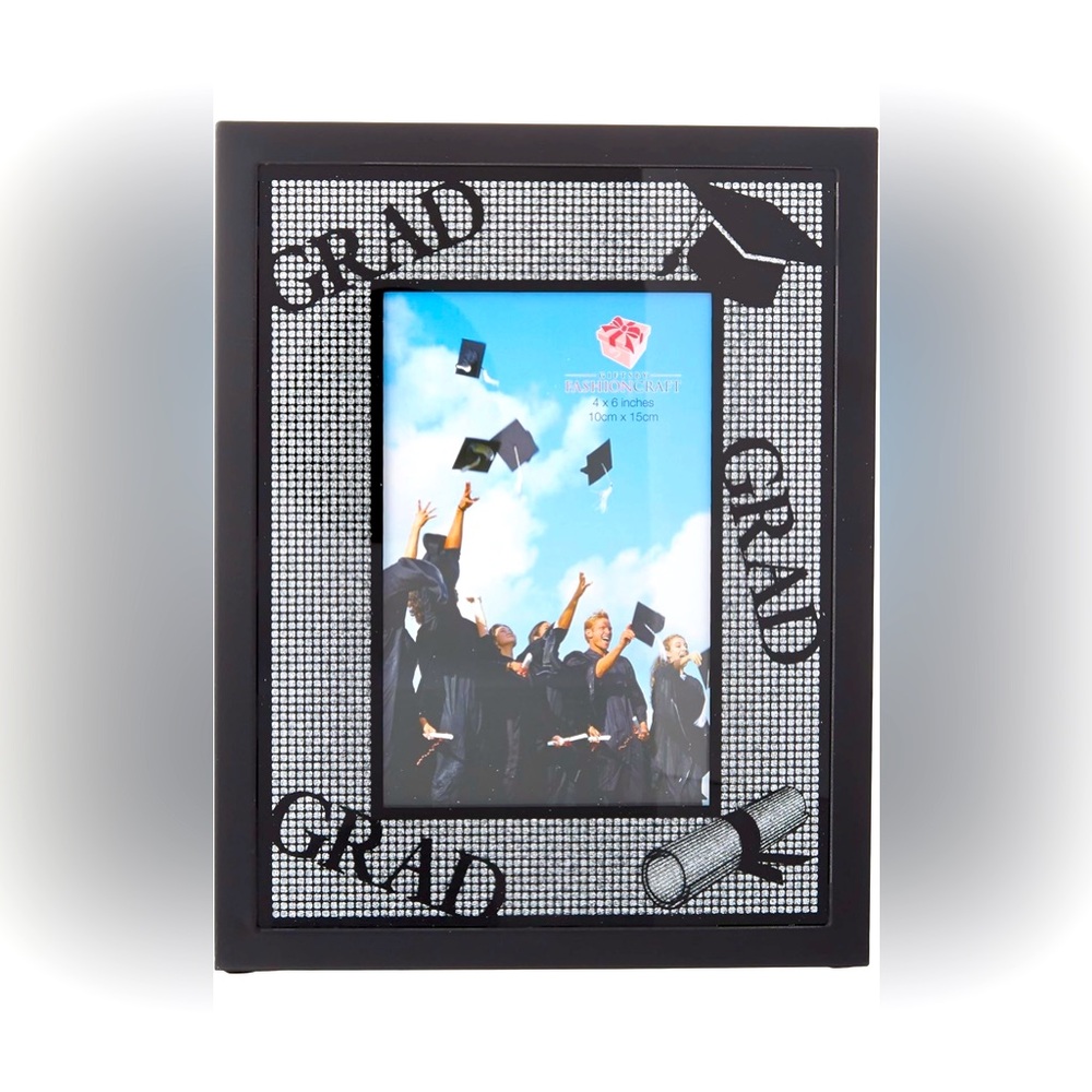 NWT FASHIONCRAFT Glitter Stone Graduation Frame